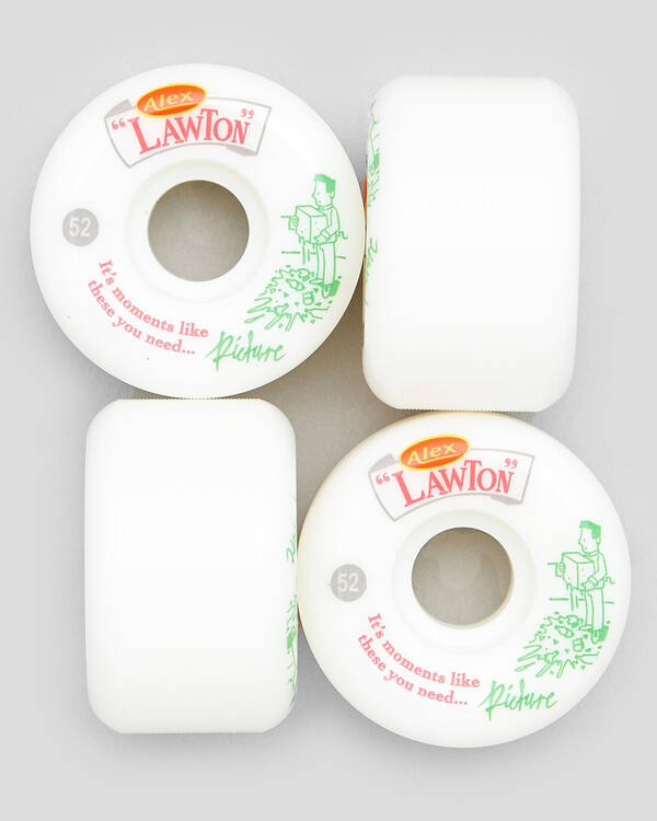 Picture Wheel Company Alex Lawton Moments Pro 52mm Skateboard Wheels for Unisex
