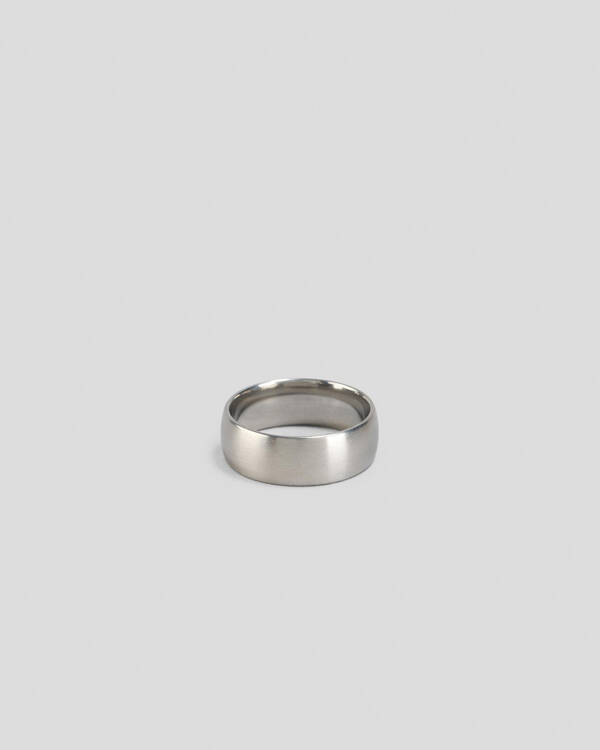 REPUBLIK Plain Silver Ring for Mens