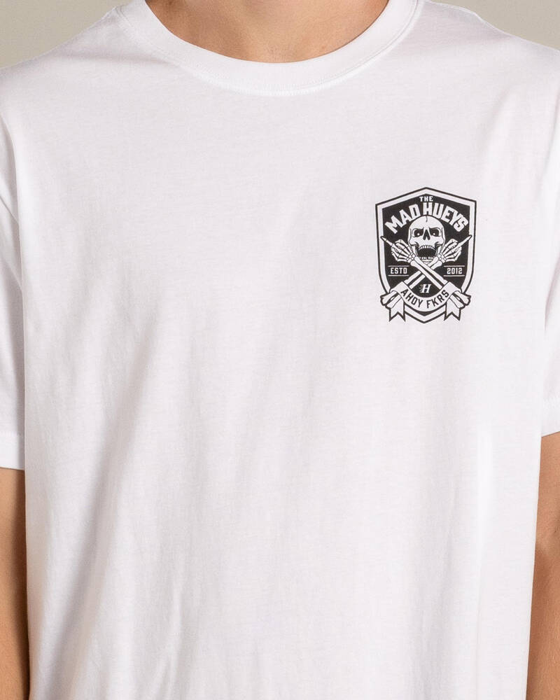 The Mad Hueys Ahoy Fkrs Shield T-Shirt for Mens