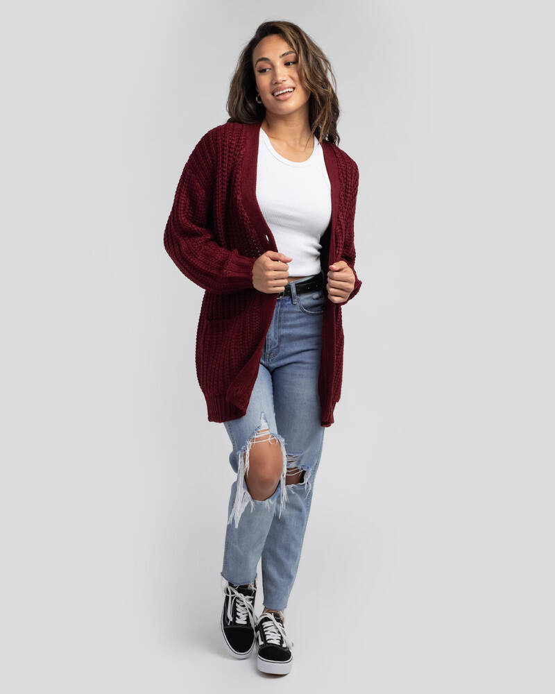 Mooloola It's A Trip Knit Cardigan for Womens