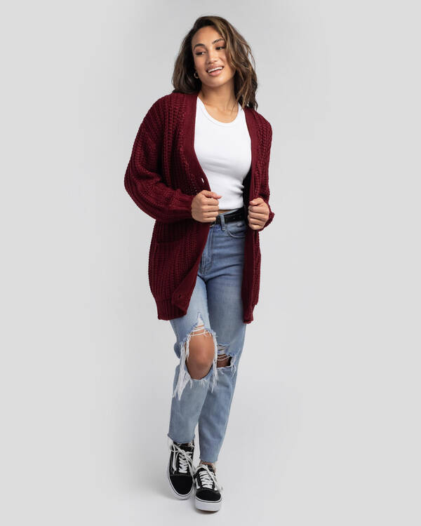 Mooloola It's A Trip Knit Cardigan for Womens