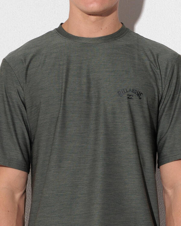 Billabong Shoreline Short Sleeve Rash Vest for Mens