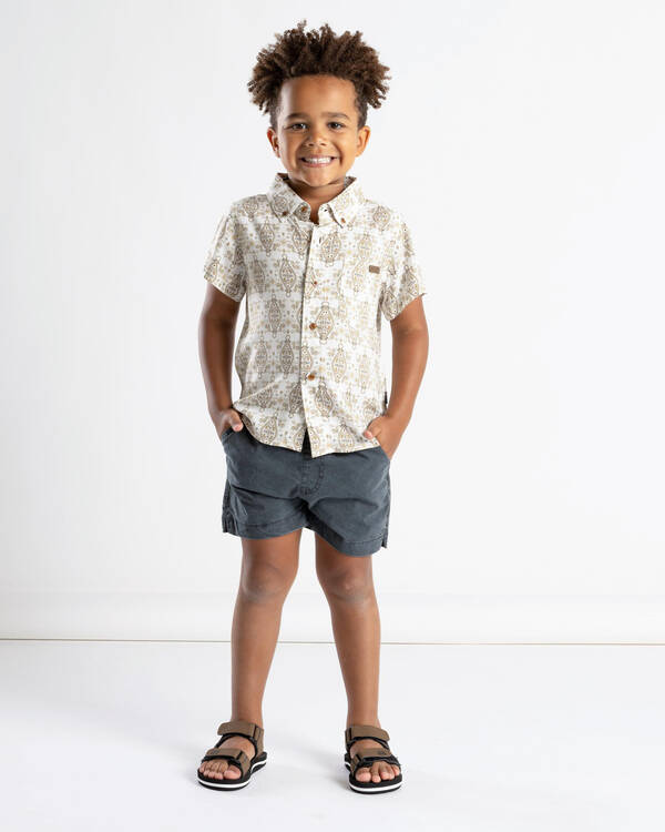 Skylark Toddlers' Script Short Sleeve Shirt for Mens