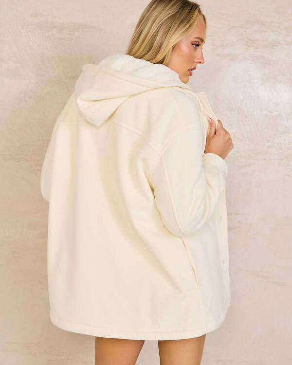 Mooloola Claudia Hooded Shacket for Womens