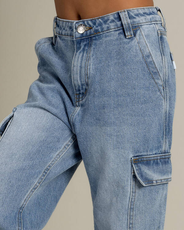 DESU Girls' Elkie Cargo Jeans for Womens