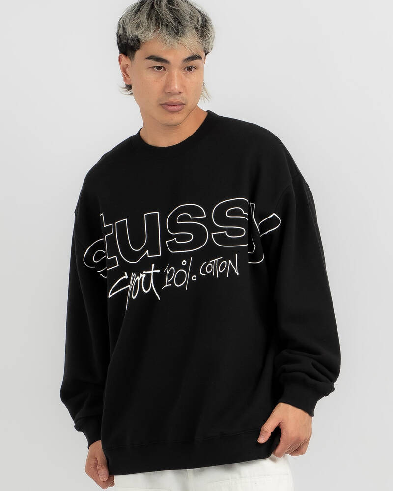 Stussy Sport 100 Fleece Crew Sweatshirt for Mens