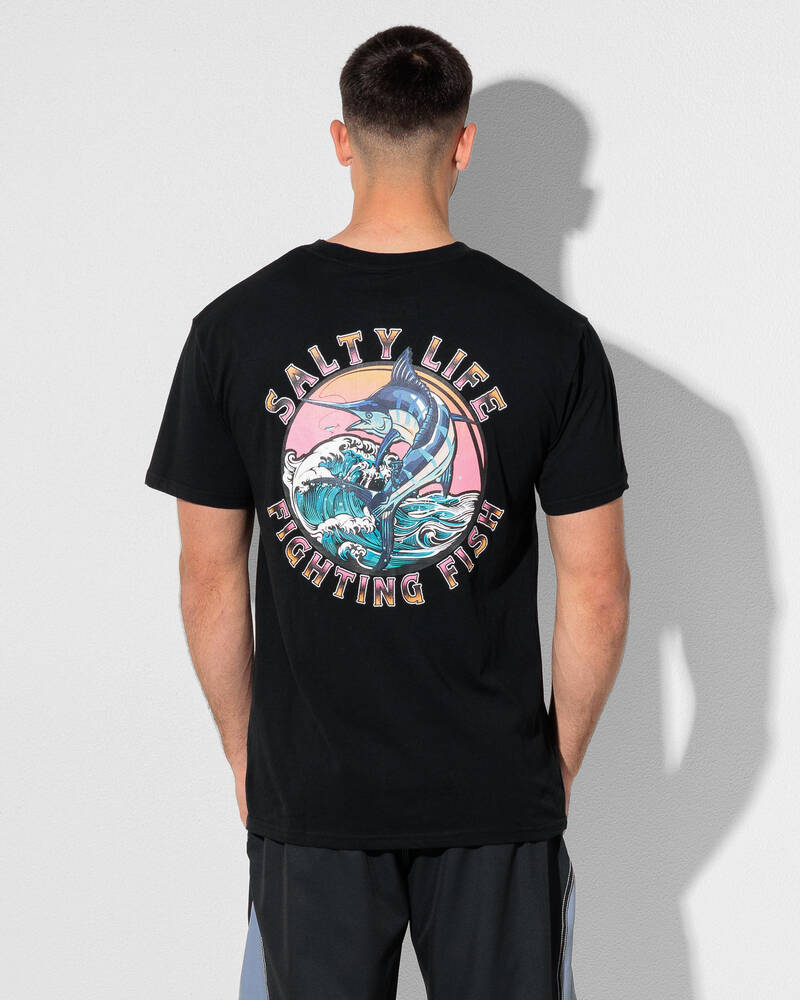 Salty Life Blue Horizon T-Shirt for Mens