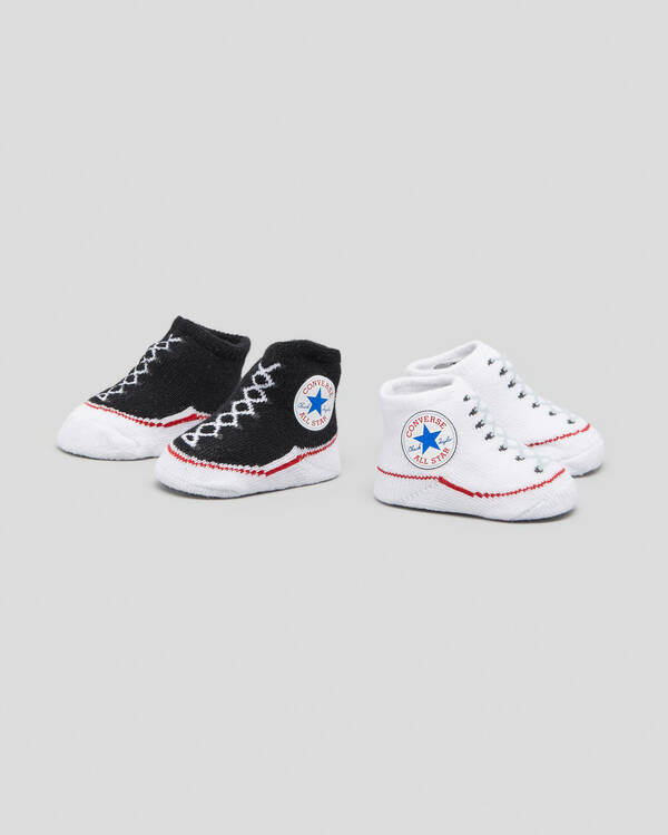 Converse Infant Chuck Taylor Booties 2 Pack for Unisex