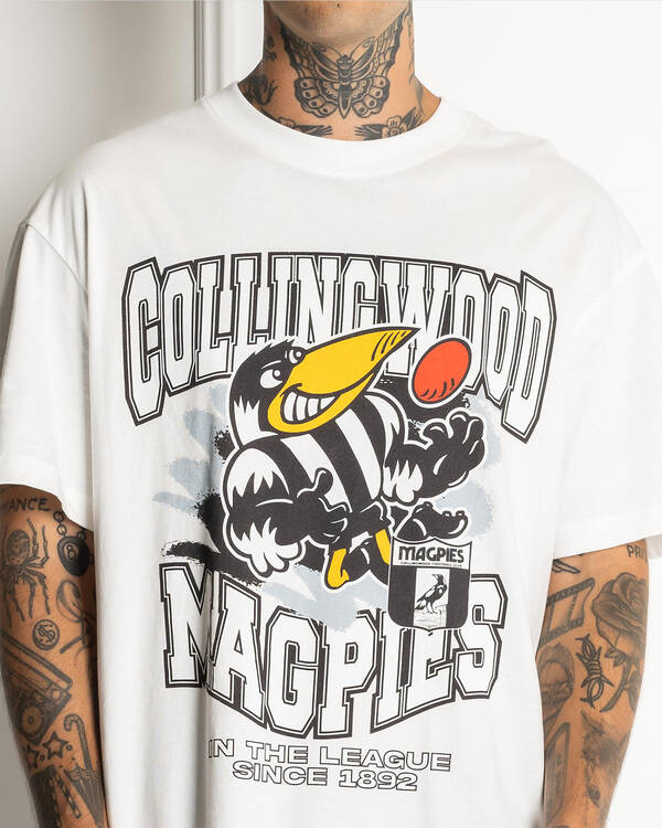 Mitchell & Ness Collingwood Magpies Character T-Shirt for Mens
