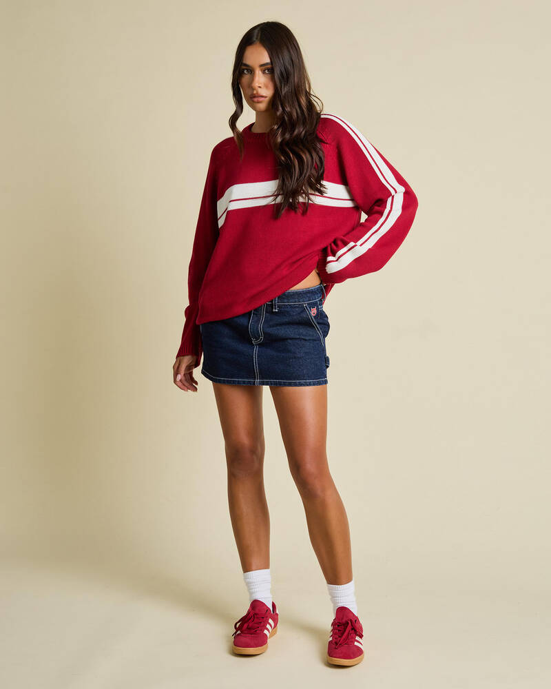 Rusty Billie Low Rise Denim Mini Skirt for Womens