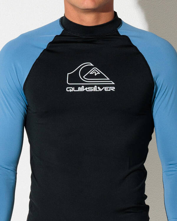 Quiksilver On Tour Long Sleeve Rash Vest for Mens
