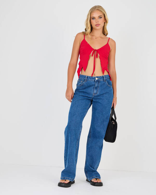 Luvalot Kiana Tie Up Cami Top for Womens