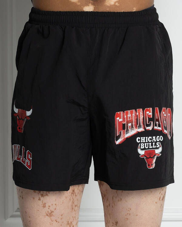 NBA Chicago Bulls Angola Nylon Shorts for Mens