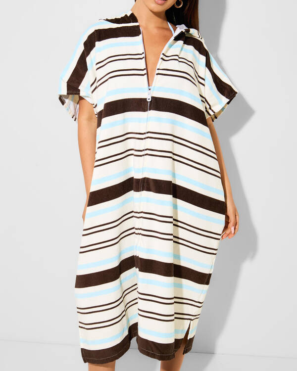 Topanga Bronte Zip Hooded Towel for Womens