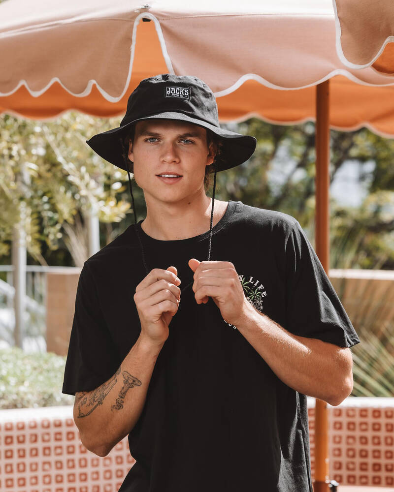 Jacks Contour Wide Brim Hat for Mens