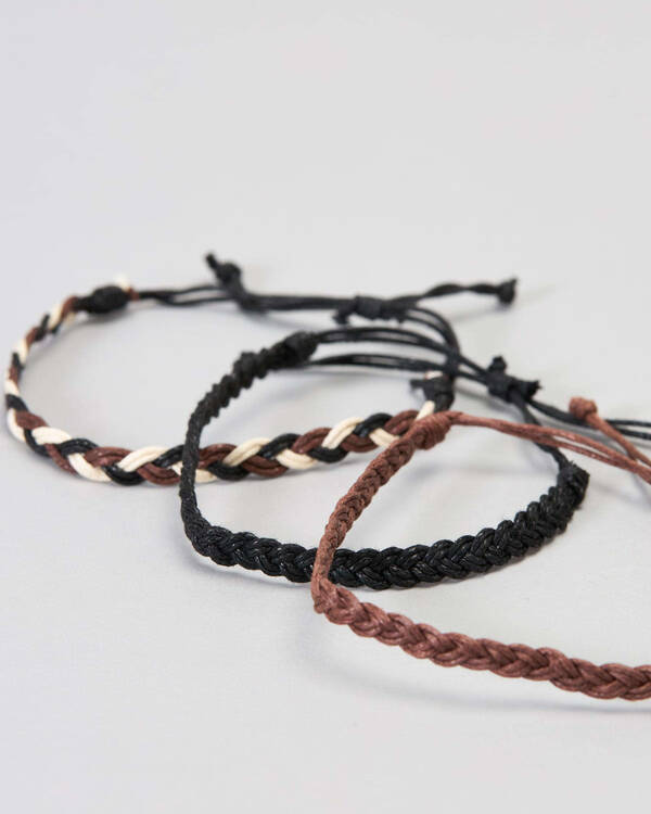 Classics 77 Pack Brn/blk/wht Bracelet for Mens