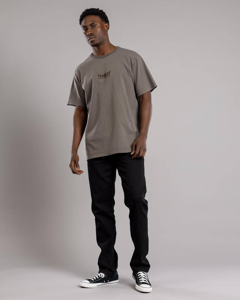 Thrills Workwear Embro Merch Fit T-Shirt for Mens