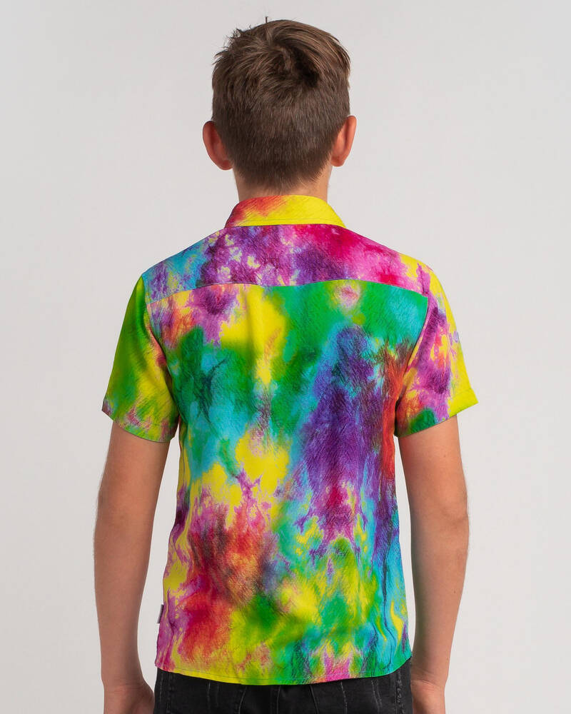 Skylark Boys' Splice Short Sleeve Shirt for Mens