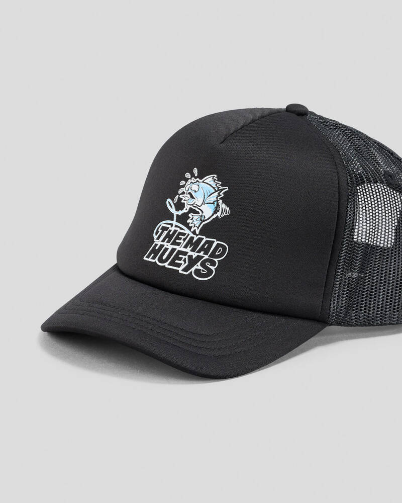 The Mad Hueys Boys' Great Bite Shark Trucker Cap for Mens