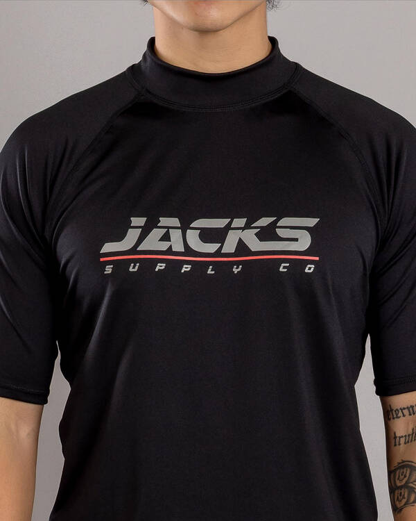Jacks Rapid Short Sleeve Rash Vest for Mens