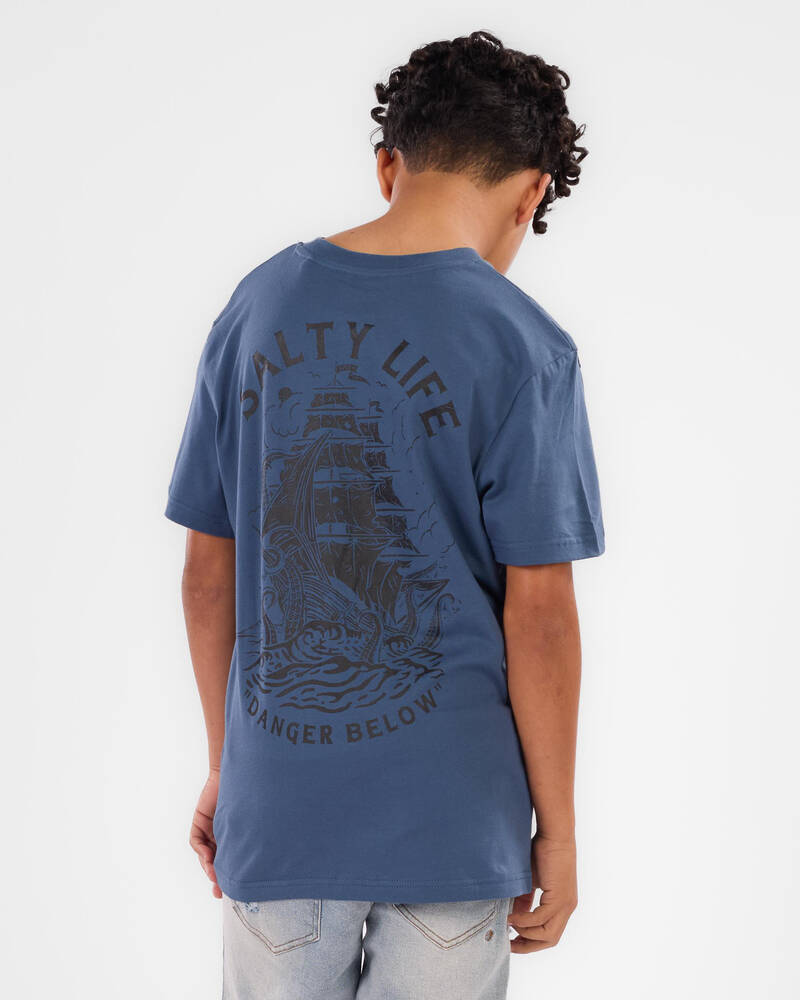 Salty Life Boys' Kraken's Hold T-Shirt for Mens