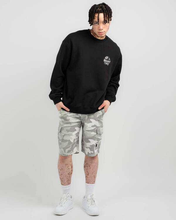 Stussy 8 Ball Corp Crew Sweatshirt for Mens