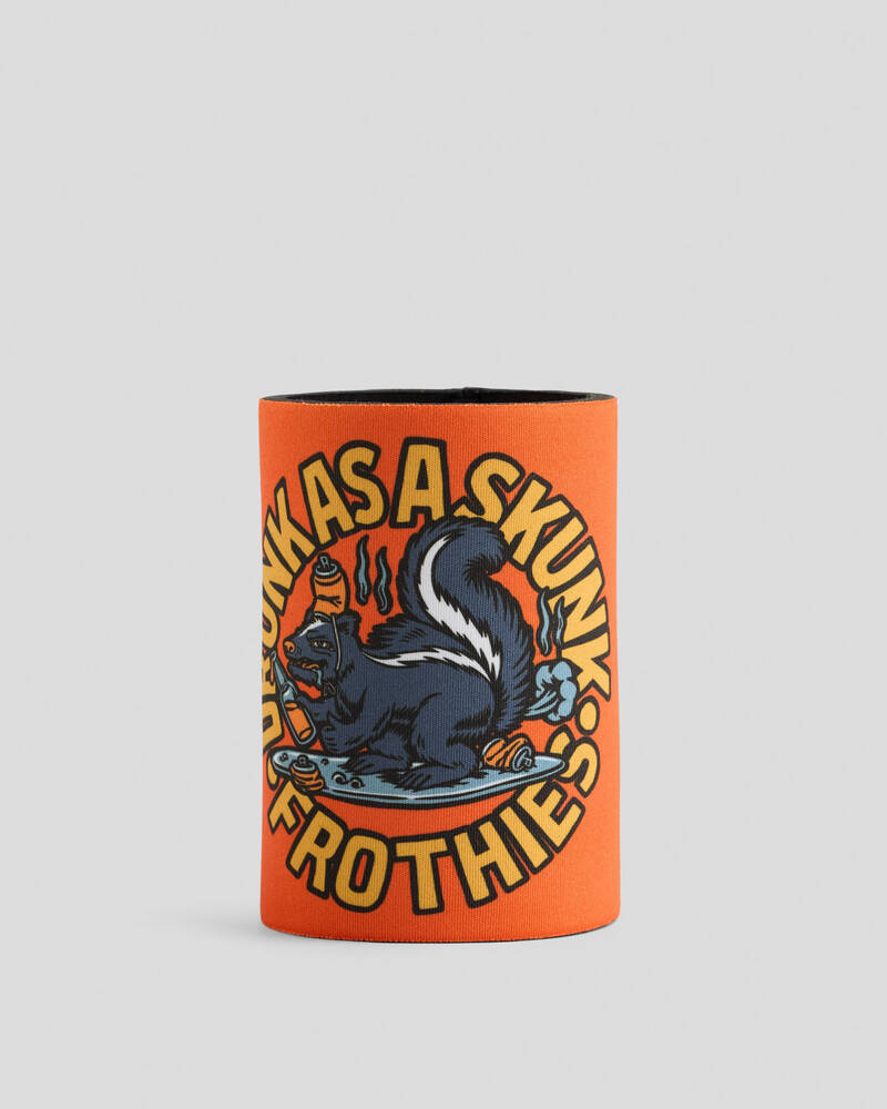 Frothies Drunk Skunk Stubby Cooler for Mens