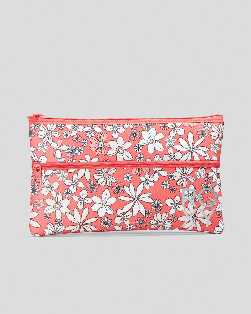 Roxy White Shoulder XL Pencil Case for Womens