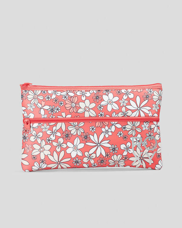 Roxy White Shoulder XL Pencil Case for Womens