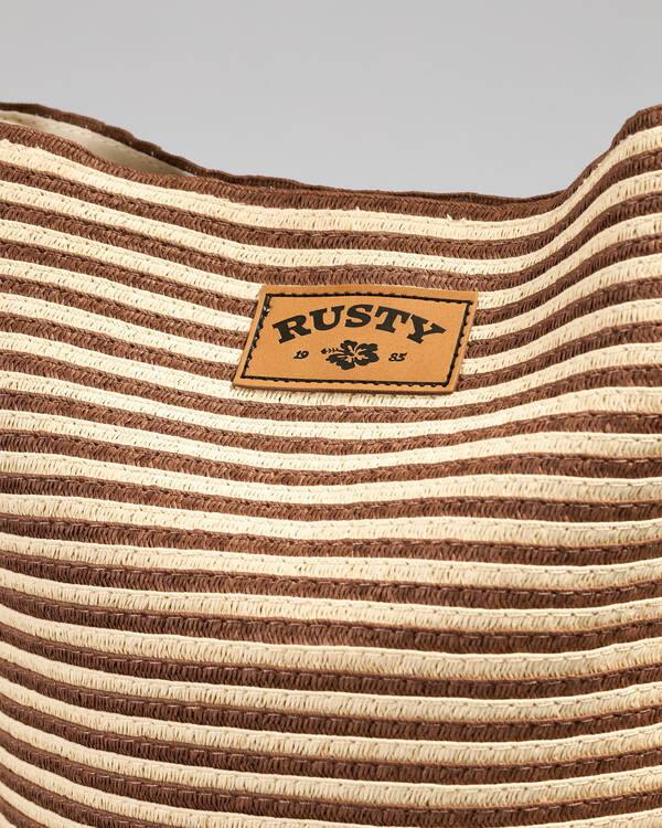 Rusty Brighton Straw Beach Bag for