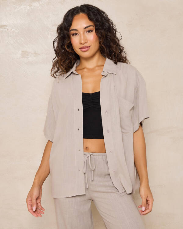 Mooloola Symi Vanessa Short Sleeve Shirt for Womens