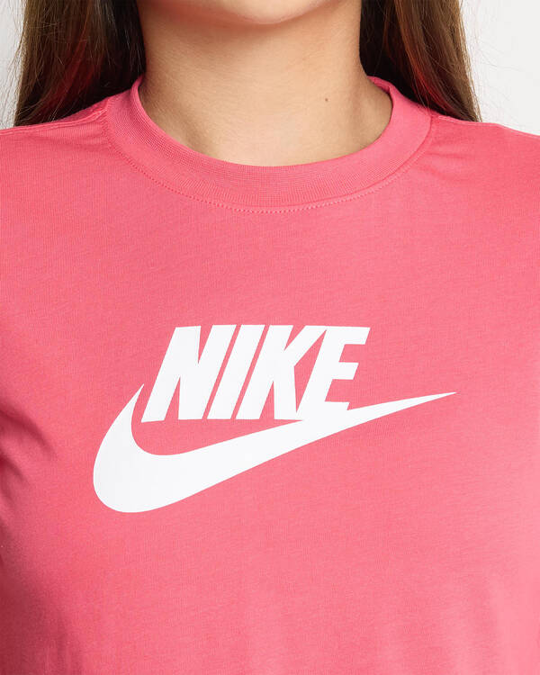 Nike Girls' Sportswear Crop Futura T-Shirt for Womens