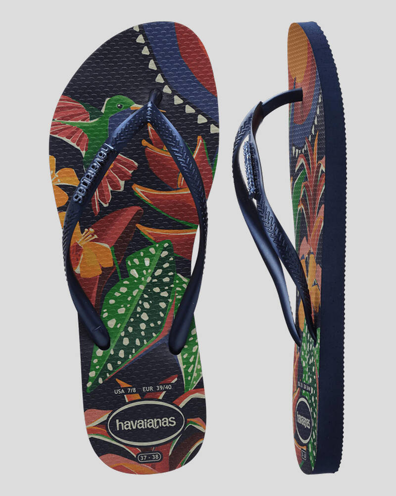 Havaianas Slim Tropical Thongs for Womens