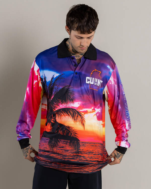 CU in the NT The Sunset Fishing Shirt for Mens