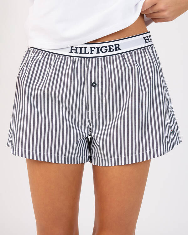 Tommy Hilfiger Hilfiger Monotype Logo Shorts for Womens