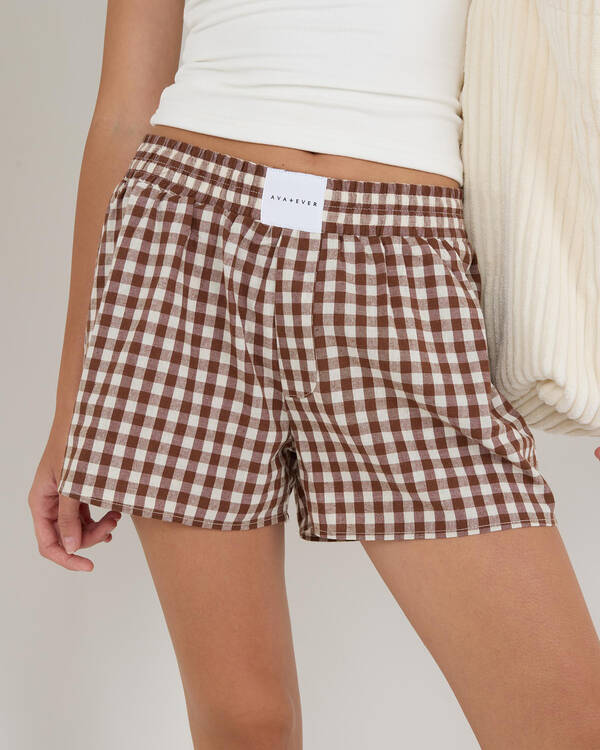 Ava And Ever Teddy Shorts for Womens