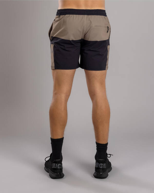 Sparta Bicolour Elastic Waist Shorts for Mens