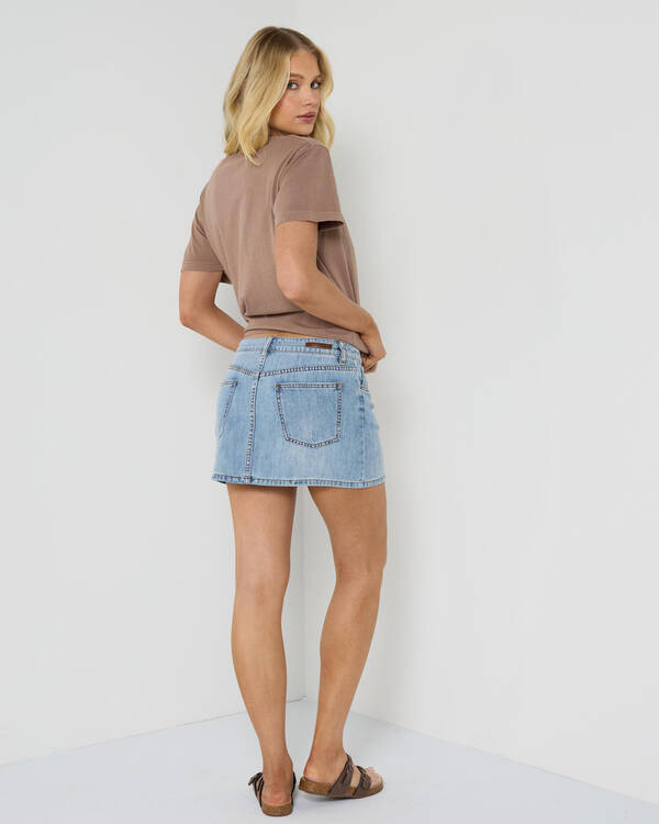 Billabong Frankie Denim Mini Skirt for Womens