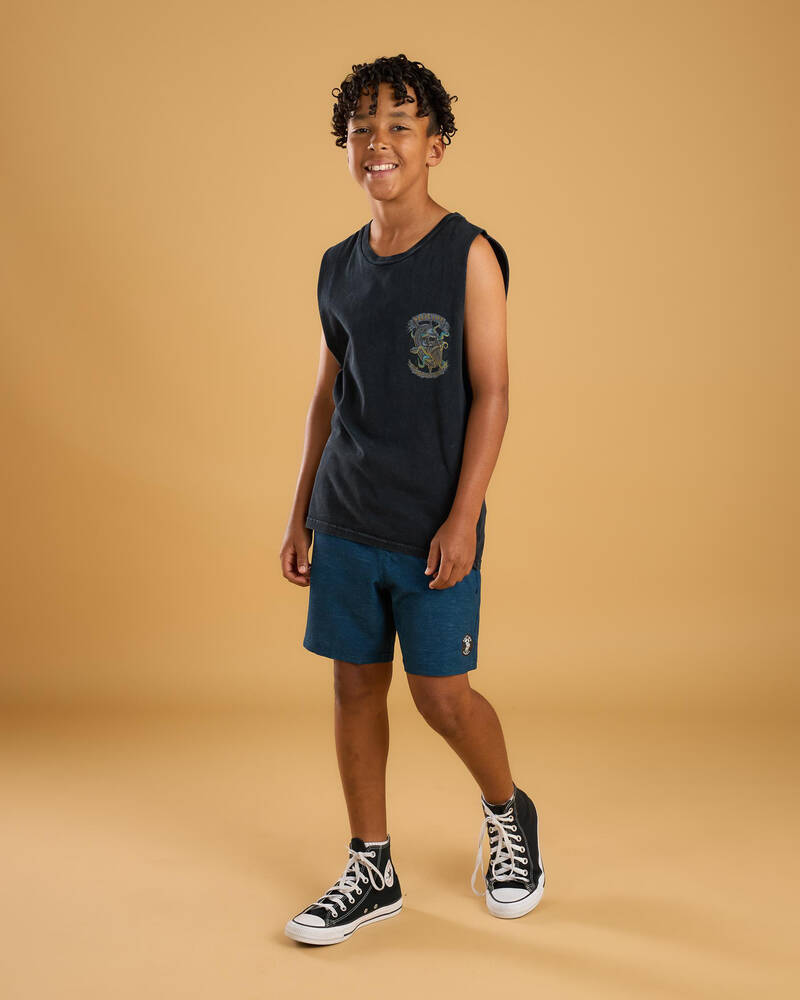 Salty Life Boys' Servitude Muscle Tank for Mens