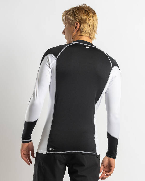 Rip Curl Fade Out Long Sleeve Rash Vest for Mens