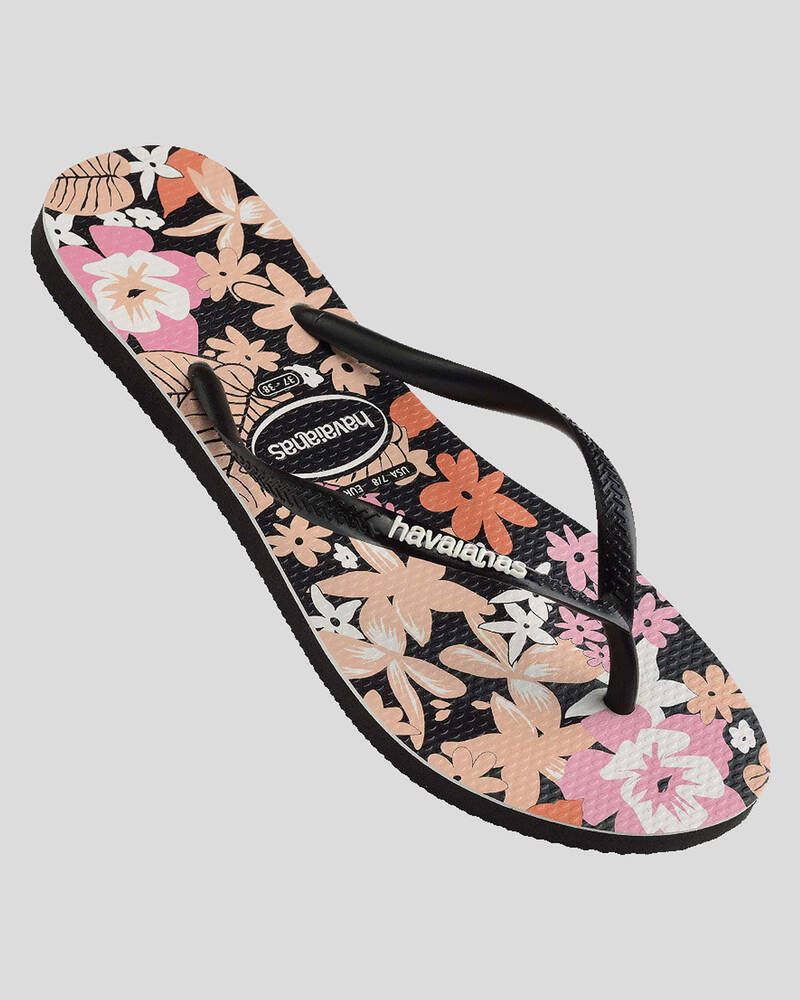 Havaianas Slim Ditsy Bloom Thongs for Womens