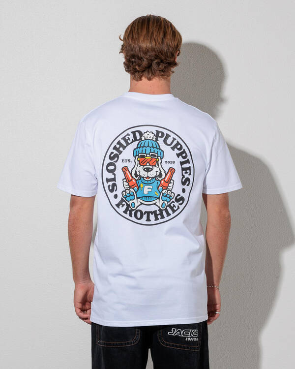 Frothies Sloshed Puppies 2 T-Shirt for Mens