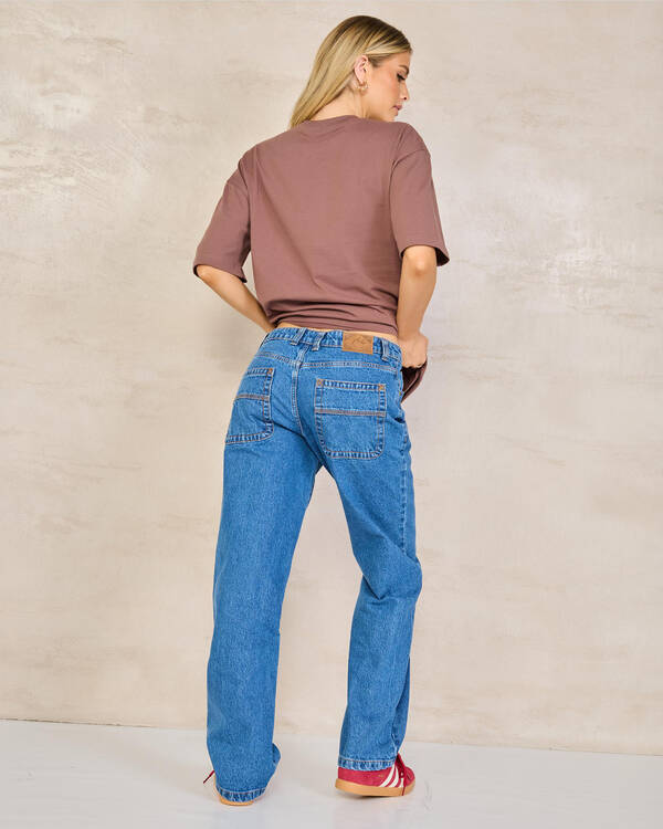 Rusty Suzy Straight Low Rise Jeans for Womens