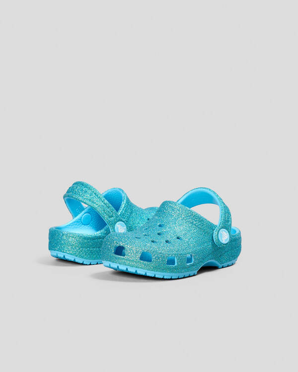 Toddlers' Classic Glitter Clogs