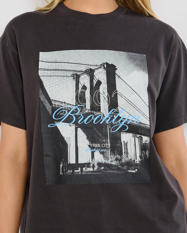 All About Eve Brooklyn Oversized T-Shirt for Womens