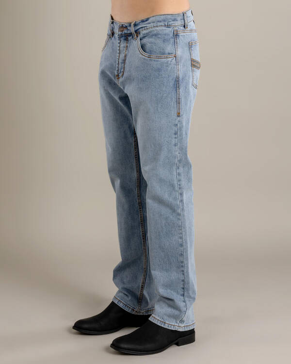 Ringers Western Muster Slim Straight Jeans for Mens