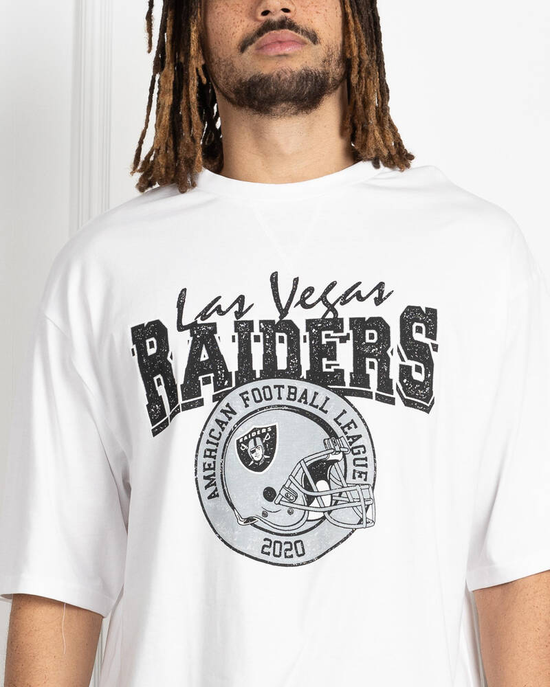 New Era Las Vegas Raiders Helmet Oversized T-Shirt for Mens