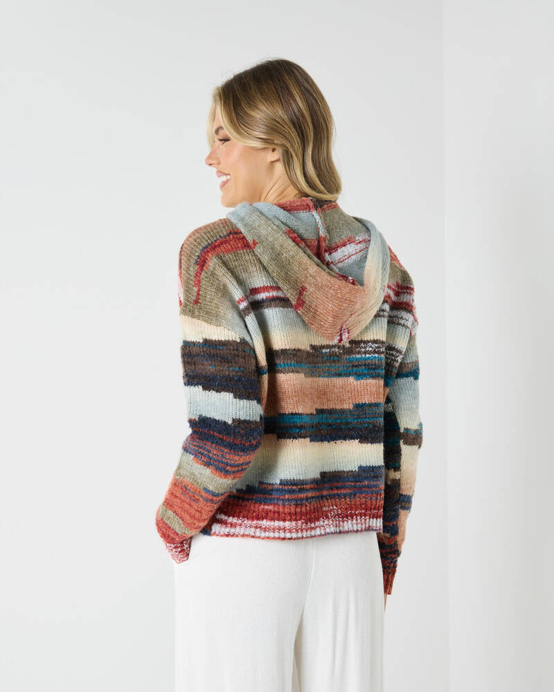 Mooloola Byron Hooded Knit Jumper for Womens