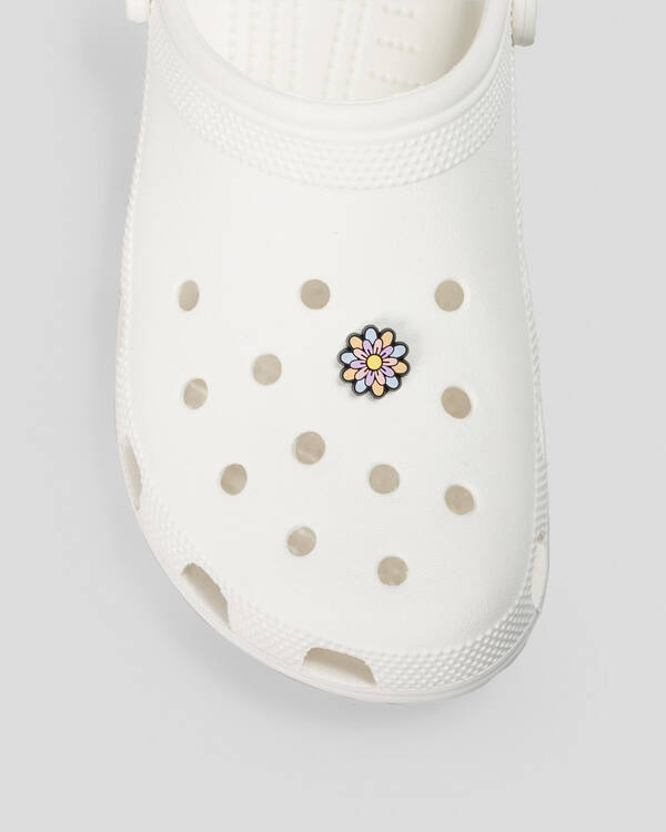 Crocs Multi Colored Layered Flower Jibbitz for Unisex