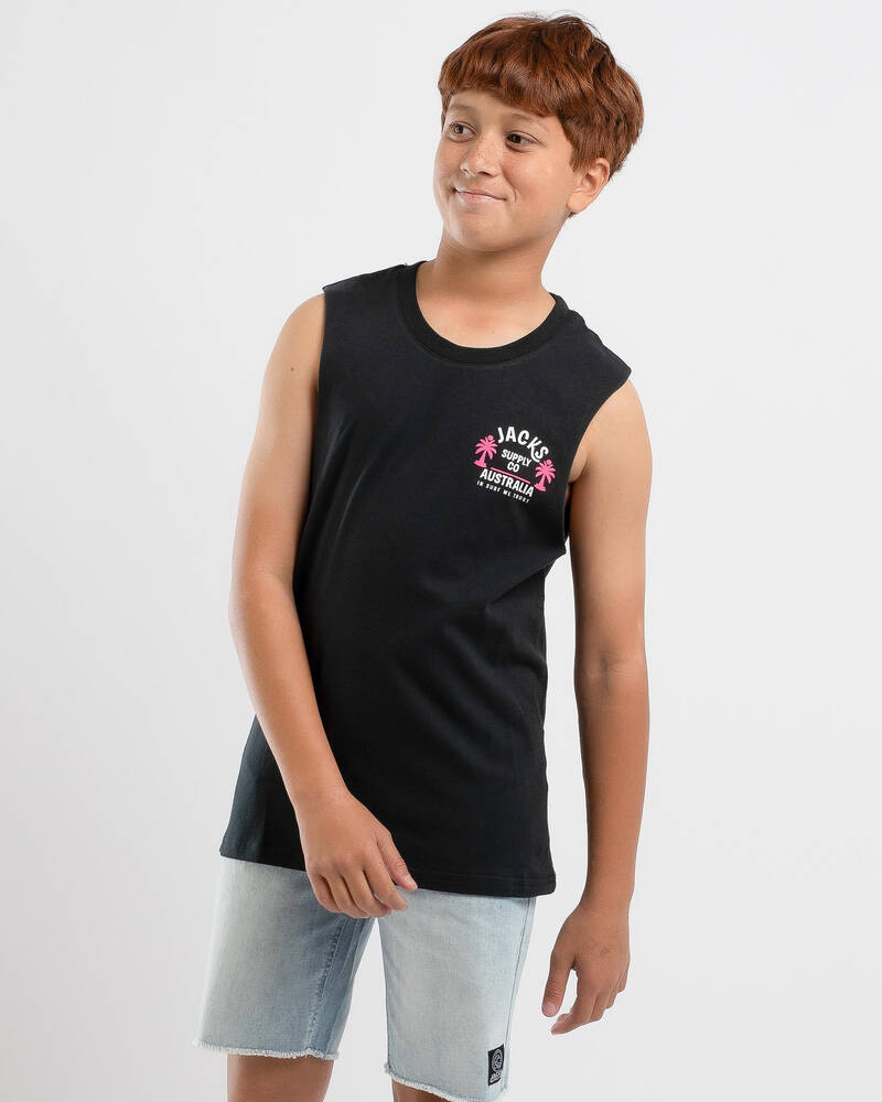Jacks Boys' Coastal Muscle Tank for Mens